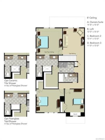 Rendering of Second Floor