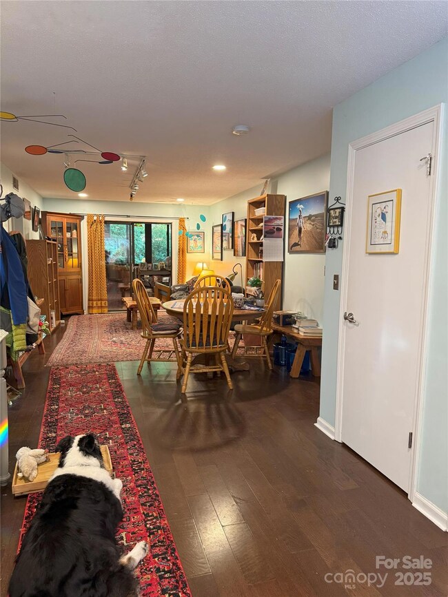 Dining and Living from inside the Kitchen