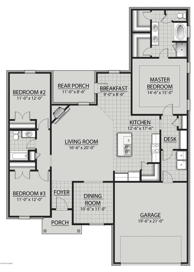 Rose B IV Floor Plan