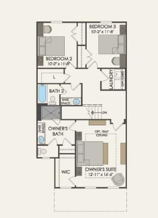 Pulte Homes, Blanchard floor plan