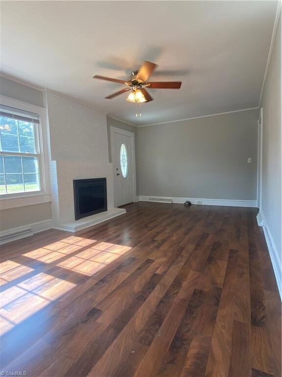 Living Room with gas fireplace