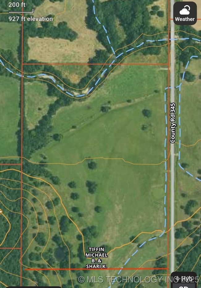 Proposed survey lines with new south boundary