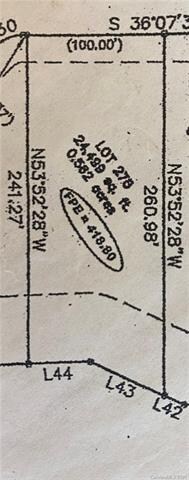 L 44= 46.43' and L 43= 58.35 for a  total 104.78' 