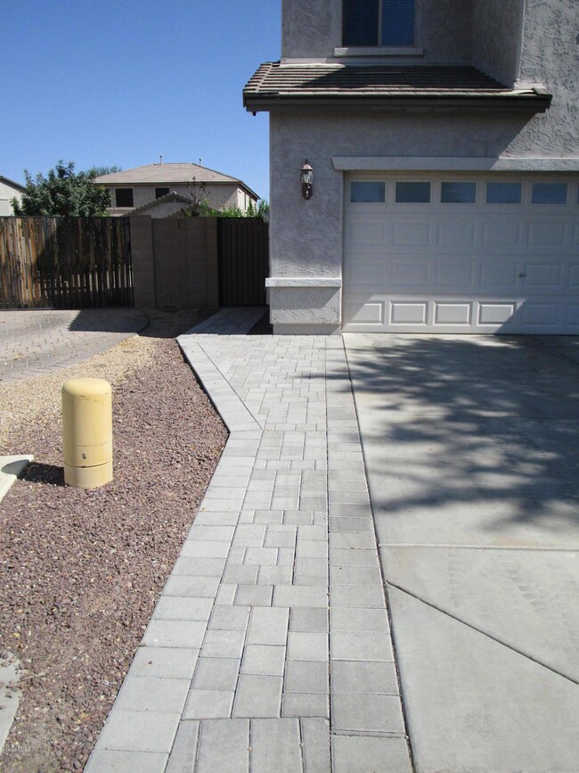 Pavers Widen Driveway
