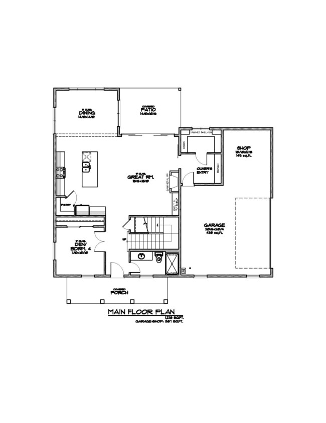 Arts Main Floor Plan