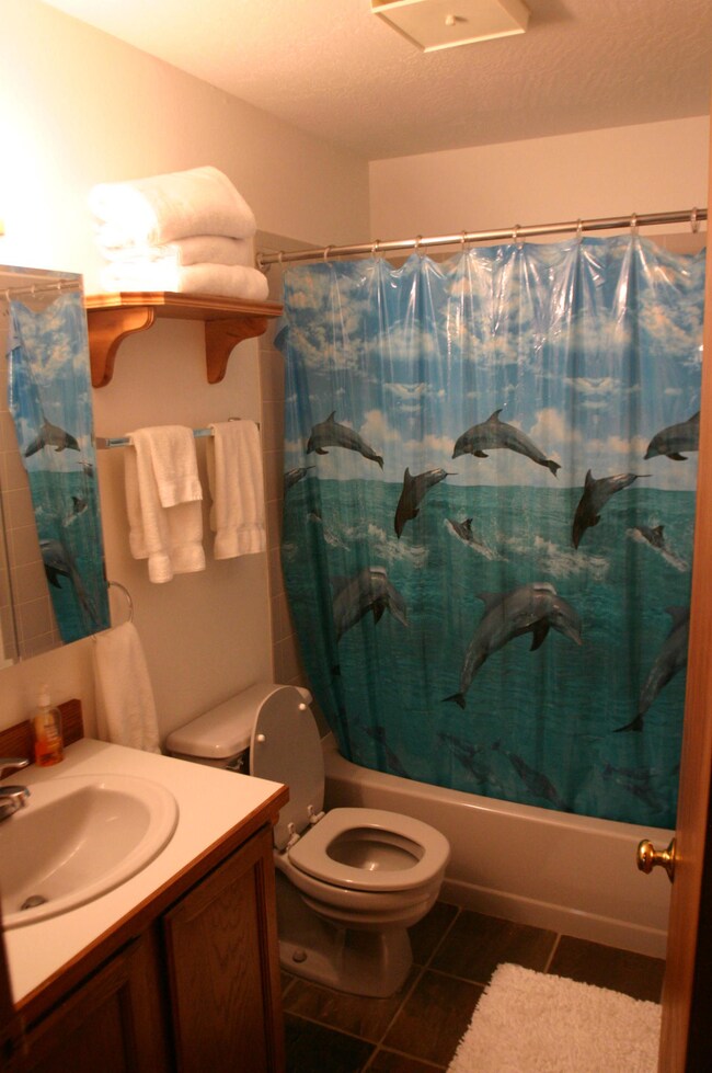 One of 2 baths