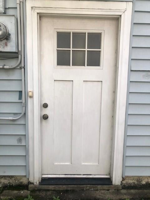 Entrance to Renovated Basement