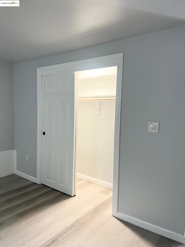Closets in both bedrooms