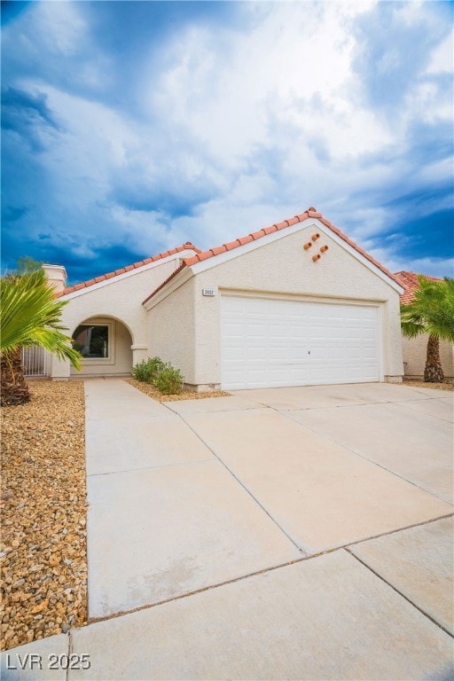 Mediterranean / spanish-style house with stucco si