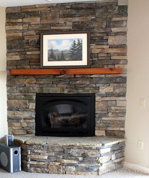 Gas Log Fireplace: The Propane gas log fireplace i
