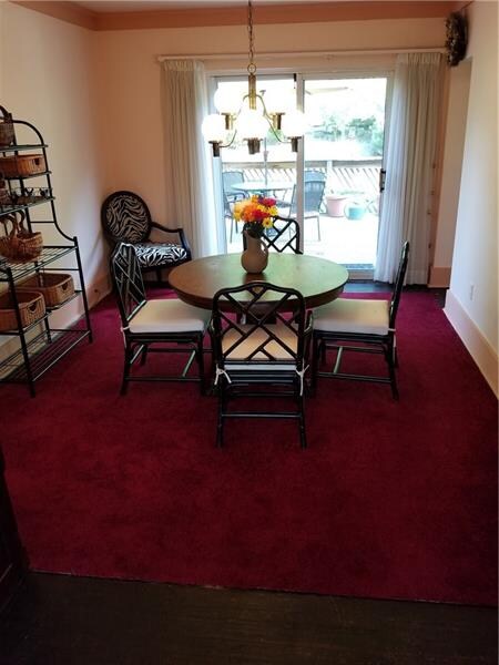 CHEERFUL DINING ROOM MAKES MEAL TIME SO PLEASANT O