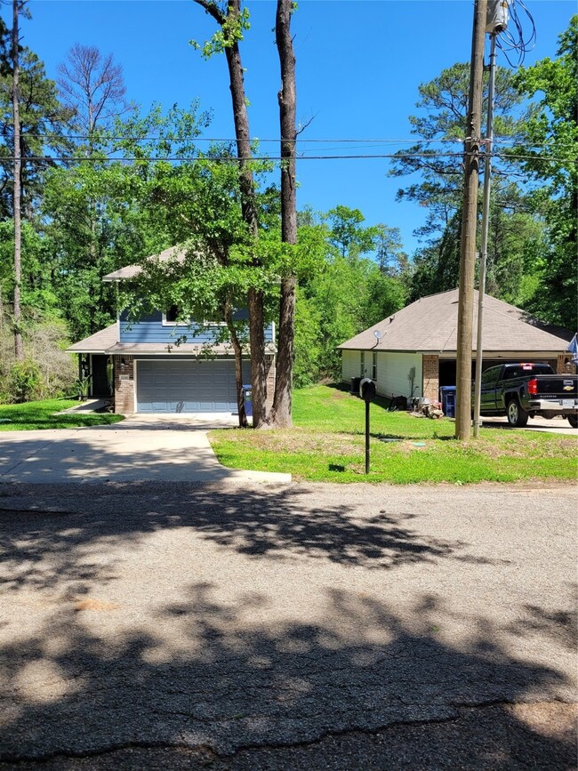 Newly built homes across the street