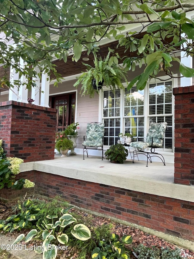 Large covered front porch