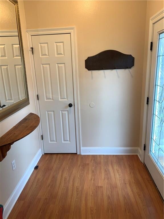 Open Entryway with Coat Closet