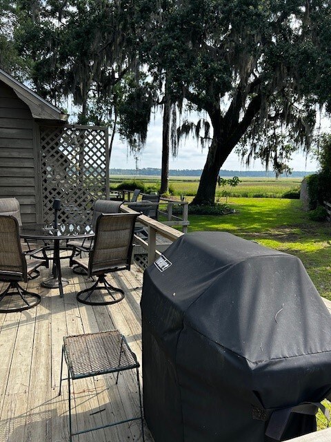 Marsh/river view from rear deck