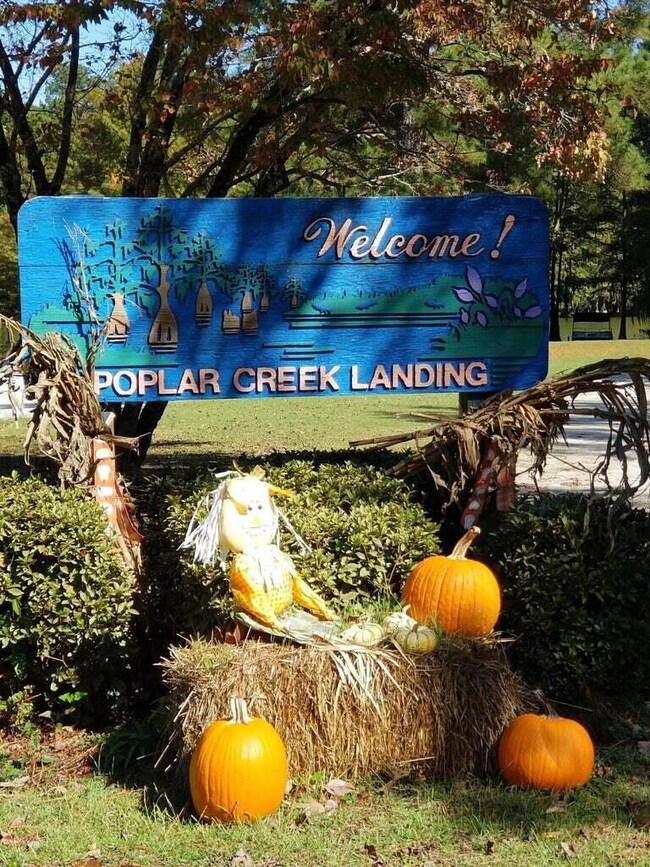 Poplar Boat Landing - welcome sign