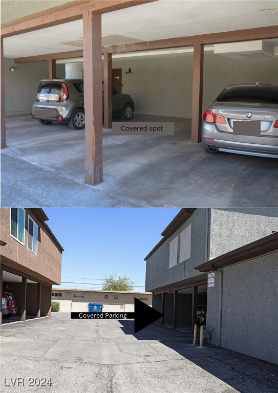 One 
Assigned & Covered Parking Space. Lots of st