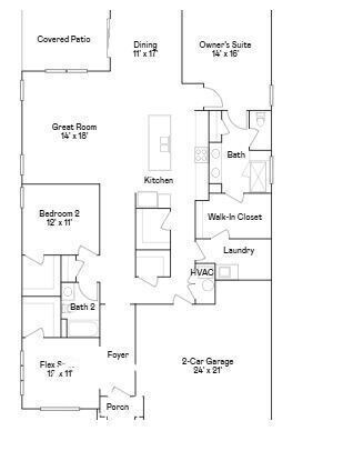 view of floor plan / room layout