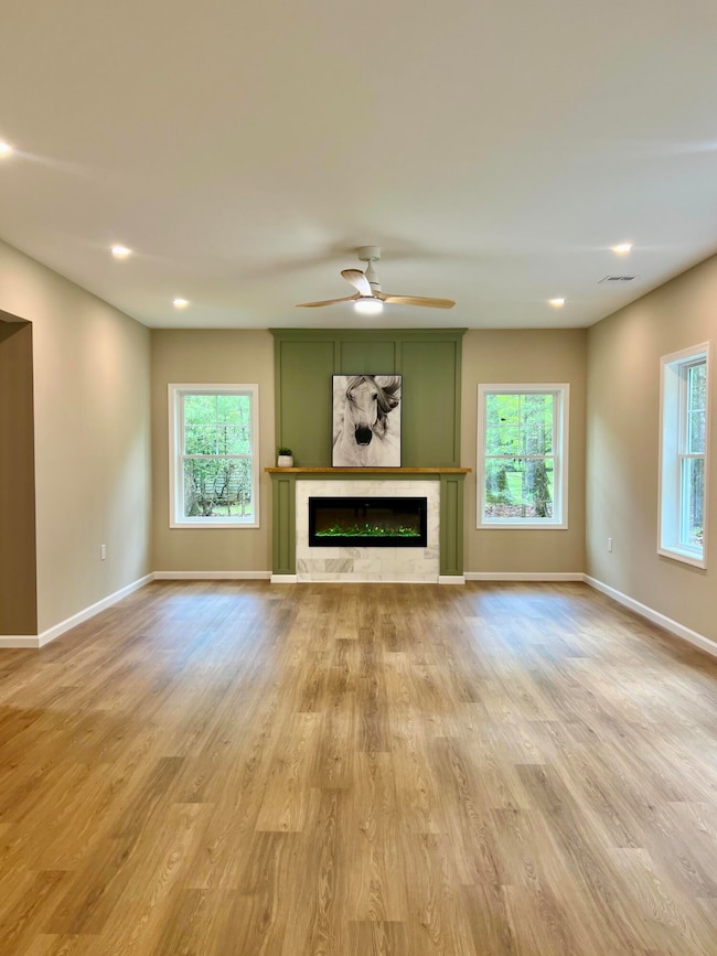Living Room with Fireplace