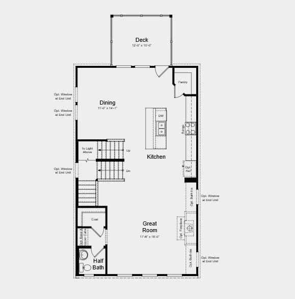Structural options added include: fireplace.