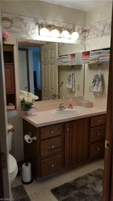 First floor bath also accessed by Master bdrm