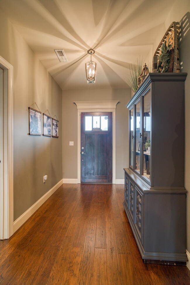 Welcome guests with this wide and open foyer.