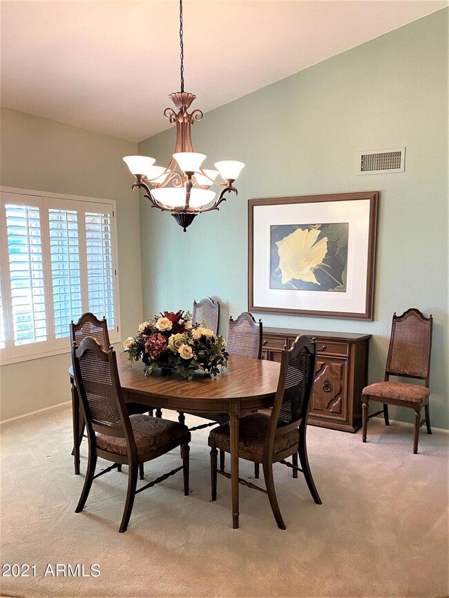 Formal Dining Room/Plantation Shuters