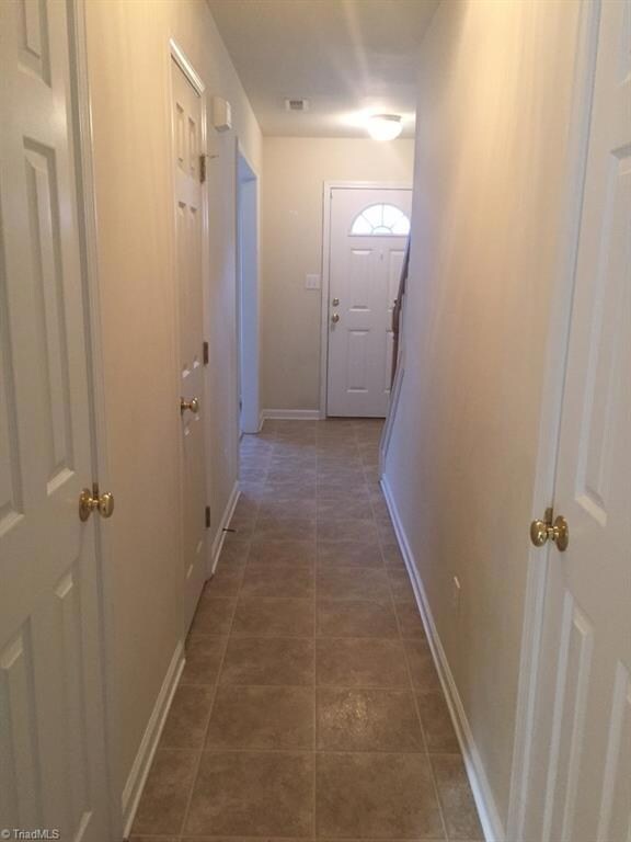 Hallway to Front Door from Kitchen
