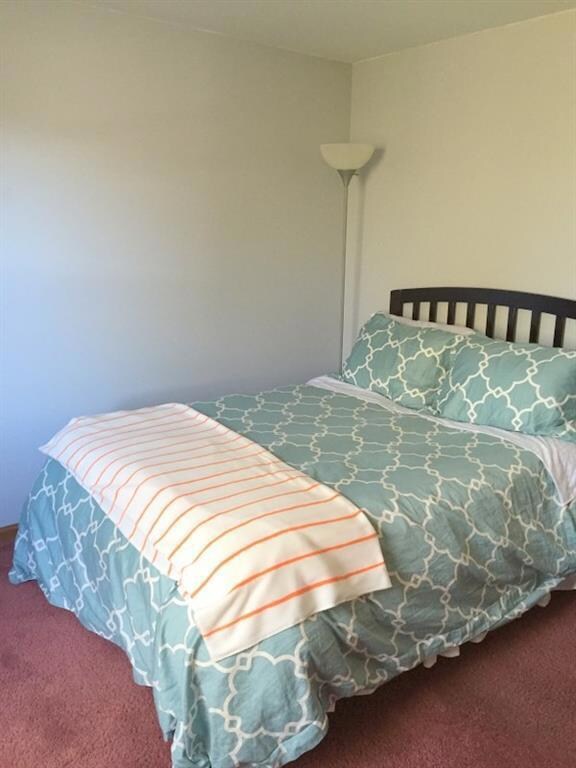 One of three bedrooms