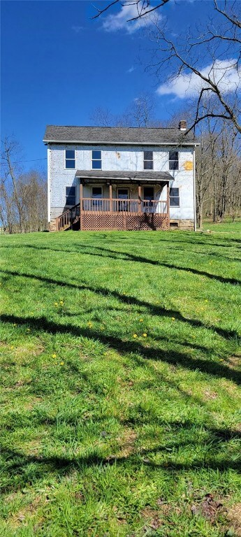 A side view showing another covered porch