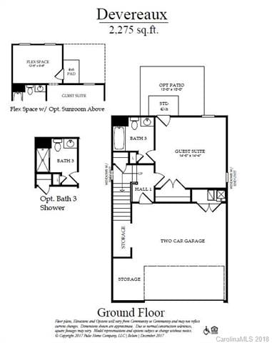 Floorplan - shows all options available - options 