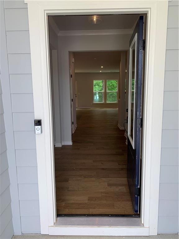 Front door entry into foyer