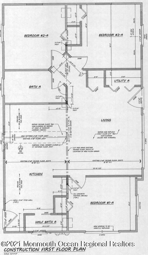 Duplex floor plan- floor 1
