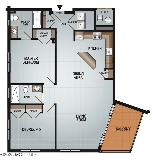 345 Ocean 301 floor plan