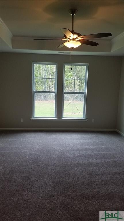 Master Bedroom with Tray Ceiling