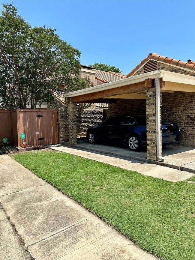 Enter through your privacy gate to a very spacious