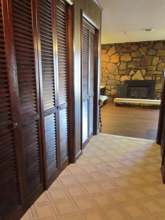 Enter into the foyer with an abundance of closet space