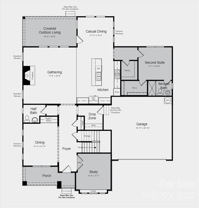 Structural options added to 9027 Ellery Channing Drive include: bath 3 at bed 4, guest suite, bonus room, tray ceiling owner's suite, rear covered porch, shower at guest suite and bath 3, laundry tub, dual tankless water heaters, and additional windows.
