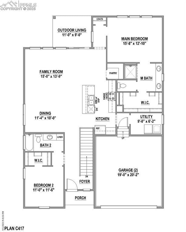 View of home floor plan