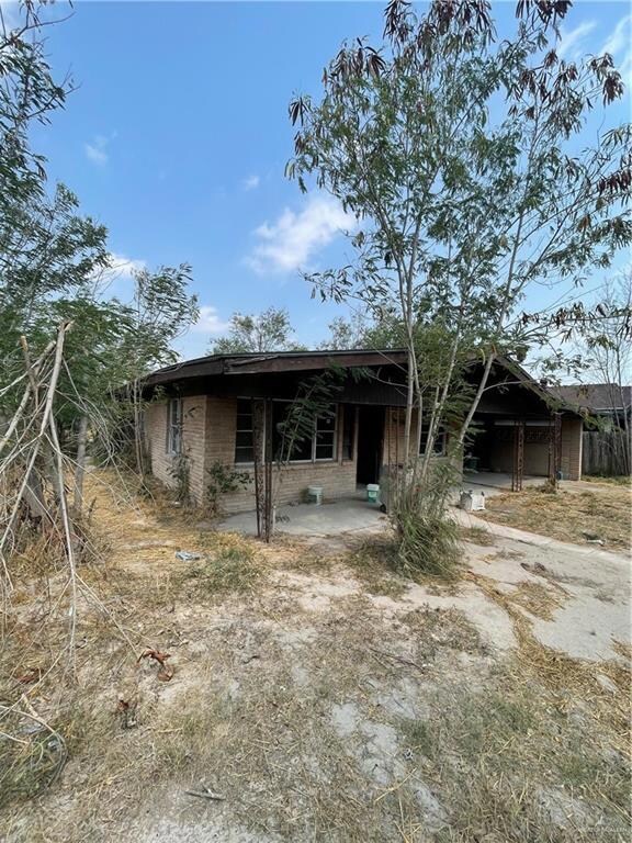 View of rear view of property