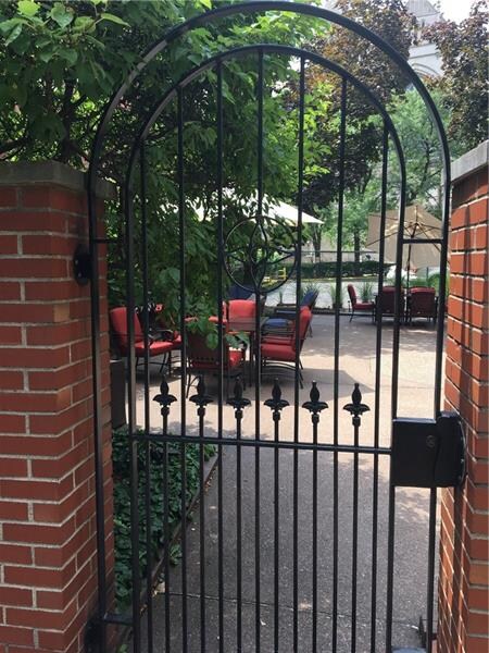 Private gated garden