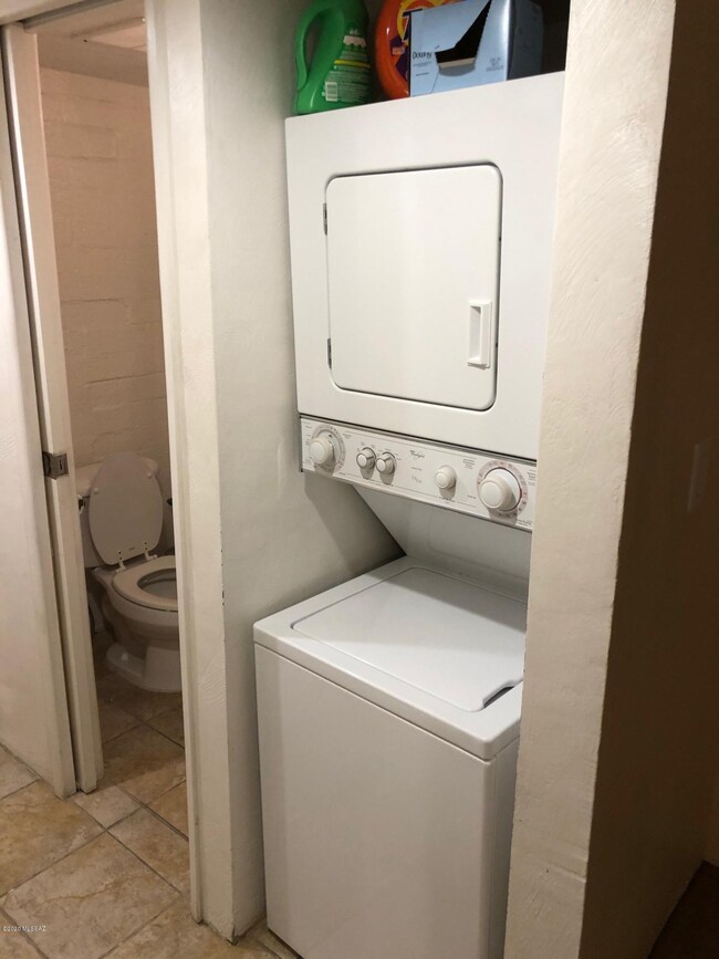 Laundry closet & Powder room