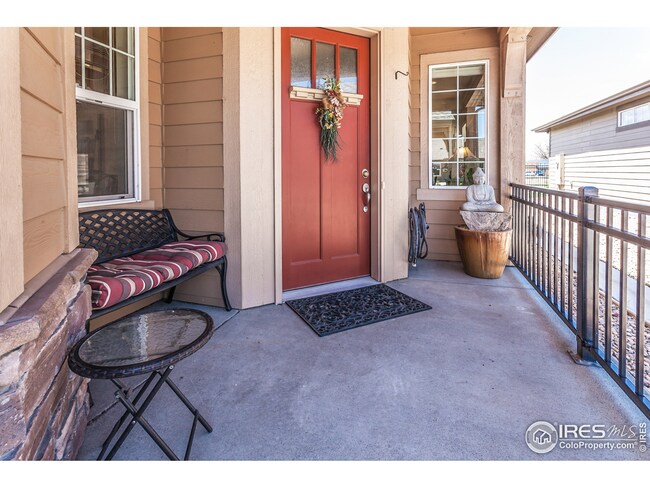 Front entrance with covered patio