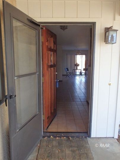 Entering home