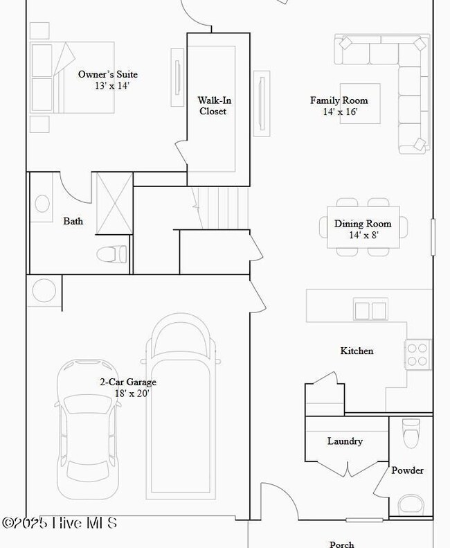 Littleton floor plan 1st floor