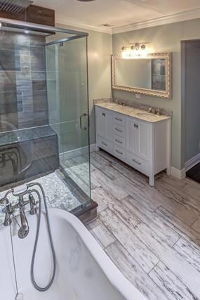 Renovated Master bath 13880 42nd Rd N