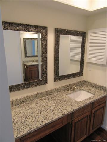 Master bedroom vanity area with expanded  countert