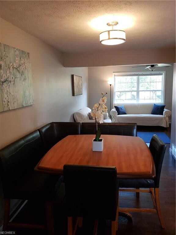 Very open vantage point into living room!