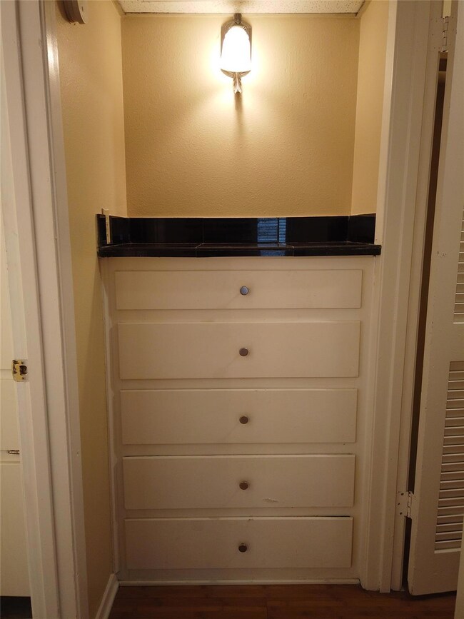 View of closet