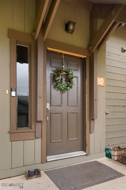 Private entrance